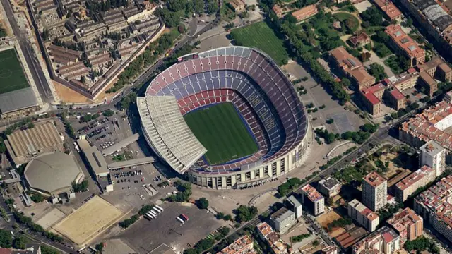 Bird's eye view of Spotify Camp Nou