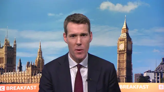 Housing Minister Matthew Pennycook speaking during BBC Breakfast