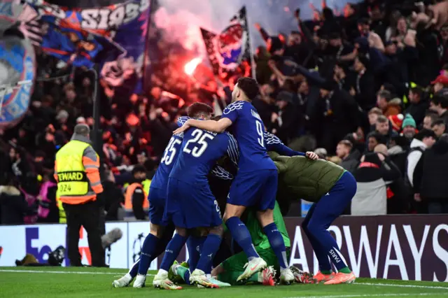 Paris St-Germain celebrate