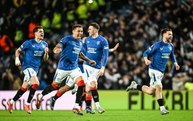 Rangers celebrate