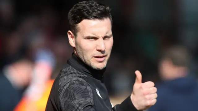 Mat Sadler gives the thumbs up