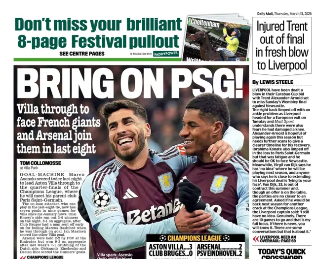 Mail back page