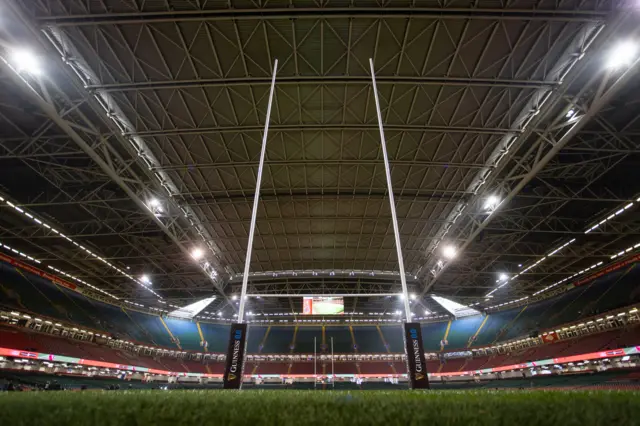 Inside view of Principality Stadium