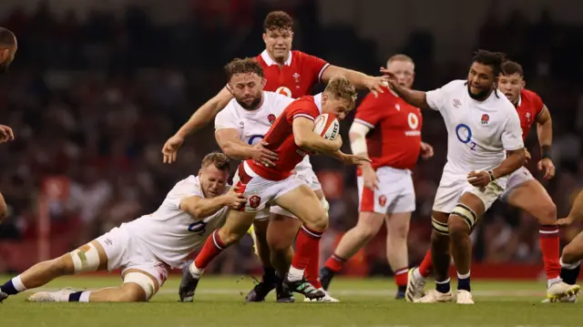 Wales against England in 2023