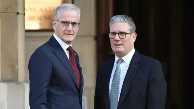 Keir Starmer and Jonas Gahr Støre