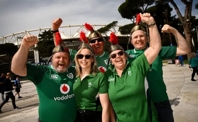 Ireland fans in Rome