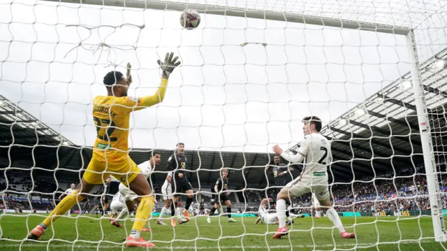 Jaidon Anthony scores Burnley's second goal