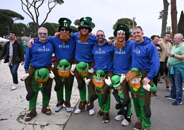 Italy/Ireland fans