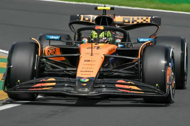 Lando Norris in the McLaren