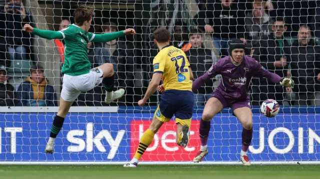 Nat Phillips deflects the ball into his own net