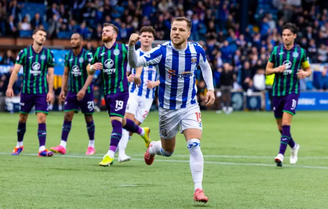 Bruce Armstrong levelled with a last-minute penalty when Hibs visited earlier this season