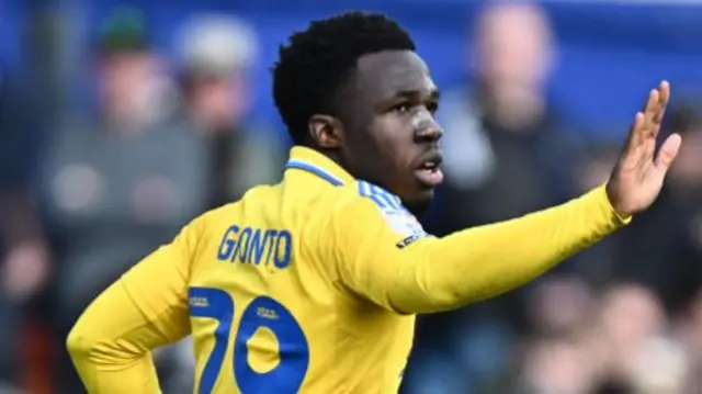 Leeds forward Willy Gnonto