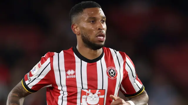 Sheffield United striker Tyrese Campbell