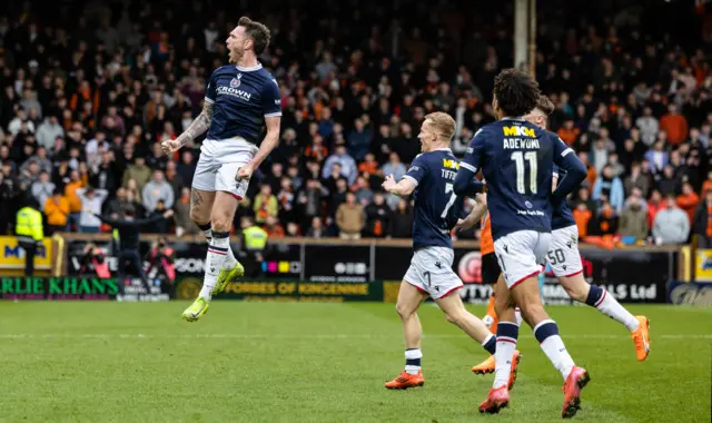 Jordan McGhee celebrates