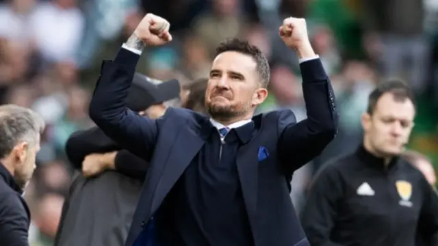 Barry Ferguson enjoyed his first taste of this fixture as a manager