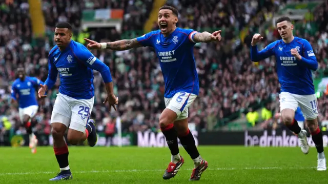 Rangers celebrate