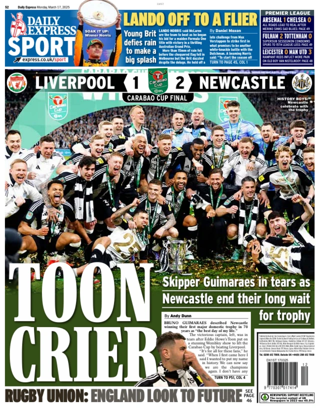 Express back page