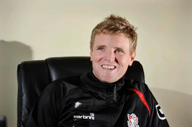 Eddie Howe at Bournemouth