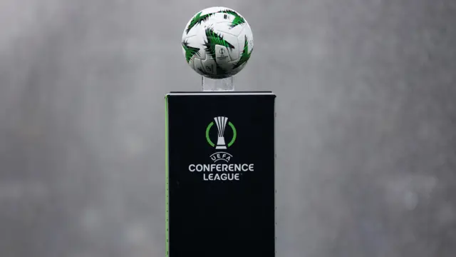 An image of the Conference League football