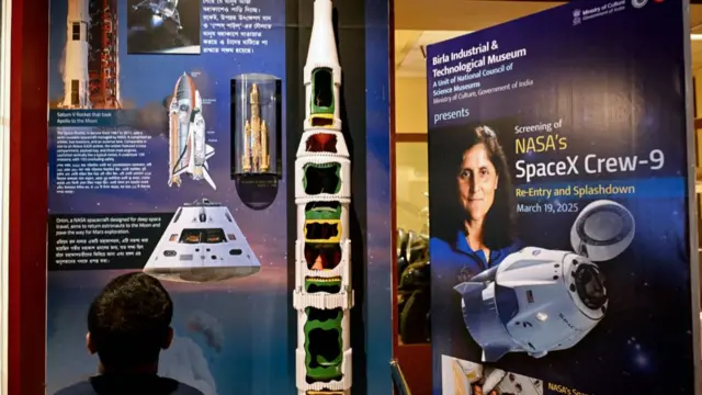 A science museum in Kolkata displaying information about Williams
