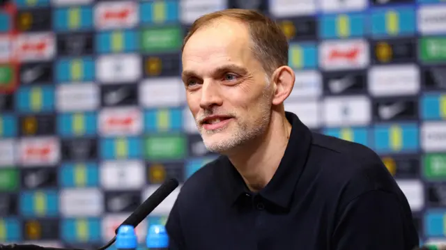 England manager Thomas Tuchel during the press conference