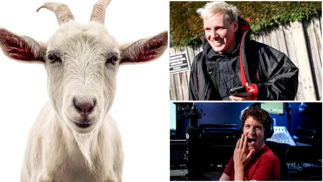 Goat, Greg James, Jamie Laing