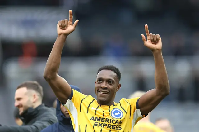 Danny Welbeck of Brighton & Hove Albion celebrates