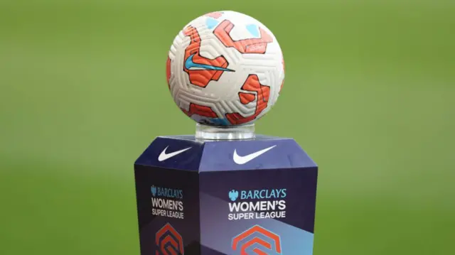 A general view of the Barclays Women's Super League ball