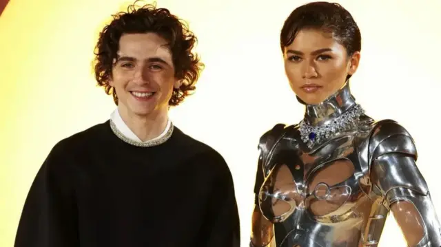 Timothée Chalamet and Zendaya