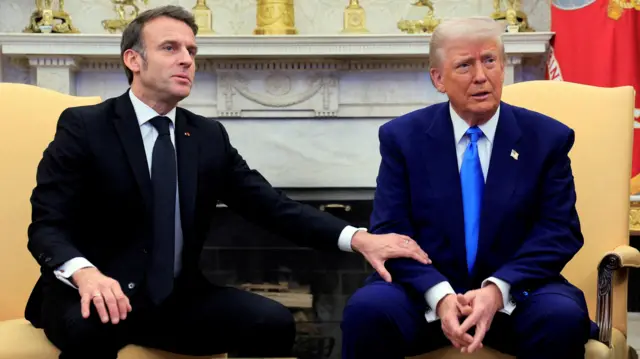 Macron and Trump