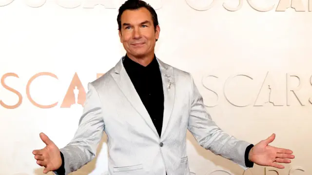 Jerry O'Connell, from the 1980s classic Stand by Me and the 90s TV show Sliders, poses on the red carpet