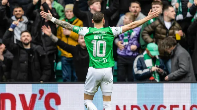 Martin Boyle celebrates