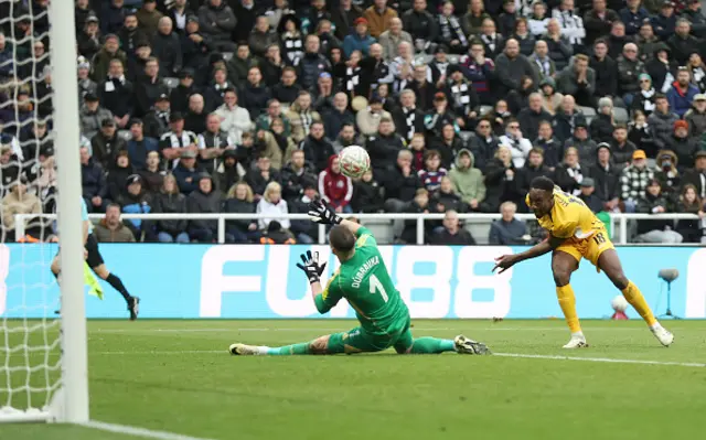 Danny Welbeck of Brighton & Hove Albion scores