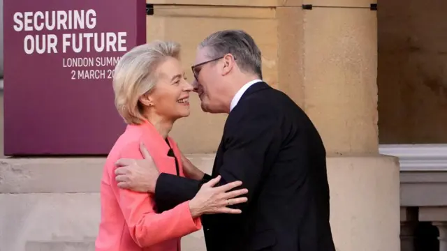 Starmer and Ursula von der Leyen