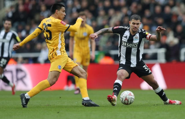 Brighton & Hove Albion's Diego Gomez in action