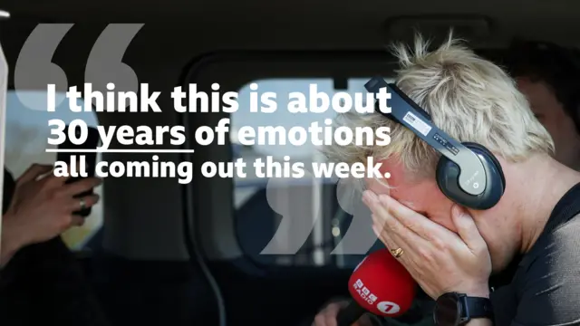 Jamie Laing says: "I think this is about 30 years of emotions all coming out this week."