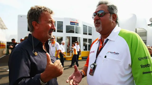 Jordan and Mallya in a conversation.