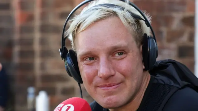 Jamie Laing cries on Day 4 of the Ultra Marathon Man challenge