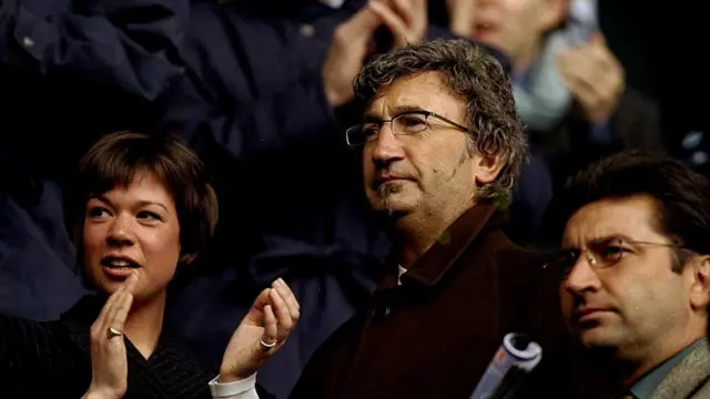 Eddie Jordan watching Coventry in 1999