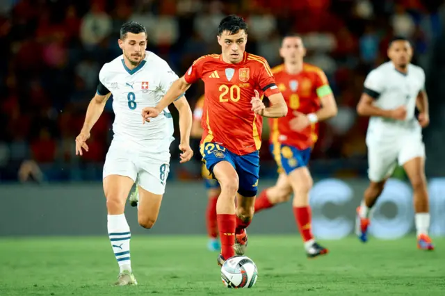 Action between Spain and Switzerland