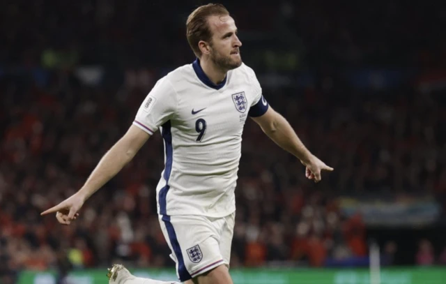 England's Harry Kane celebrates