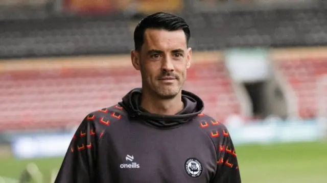 GLASGOW, SCOTLAND - MARCH 22: Partick interim coach Brian Graham ahead of a William Hill Championship match between Partick Thistle and Raith Rovers at the Wyre Stadium at Firhill, on March 22, 2025, in Glasgow, Scotland. (Photo by Paul Byars / SNS Group)