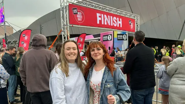 Lara and Georgie in Salford