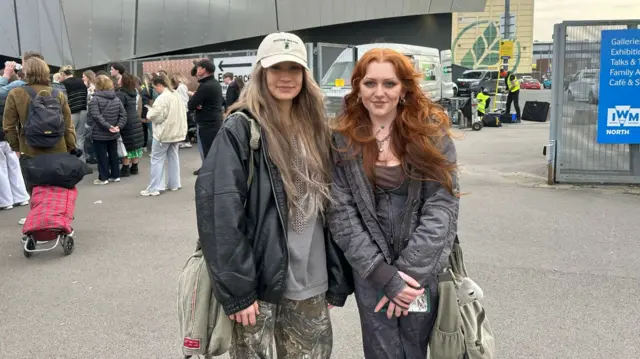 Jenny and Rachel in Salford