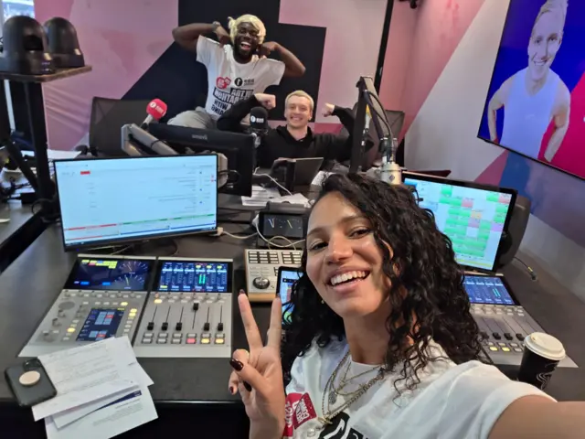 Vick Hope, jeremiah Asiamah and Jack Saunders