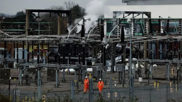 A view of the substation in Hayes