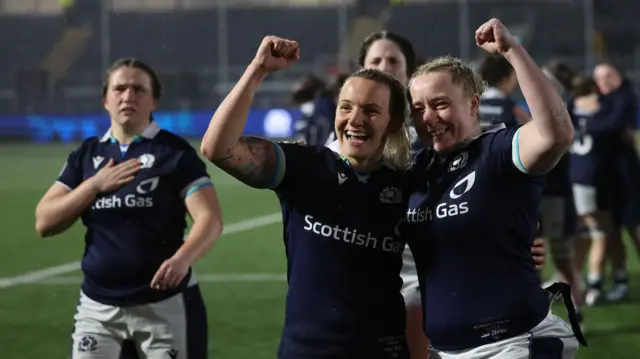 Scotland celebrate