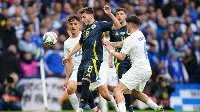 Billy Gilmour in action