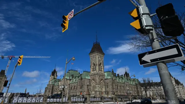 A wide view of the House of Commons East Block