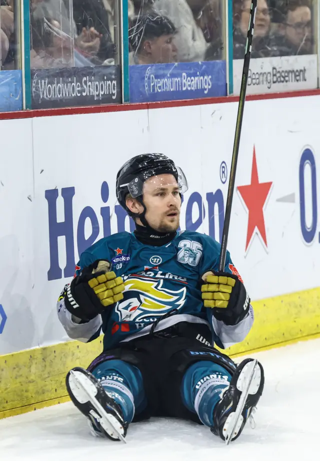 Bobo Carpenter after scoring his second of the game